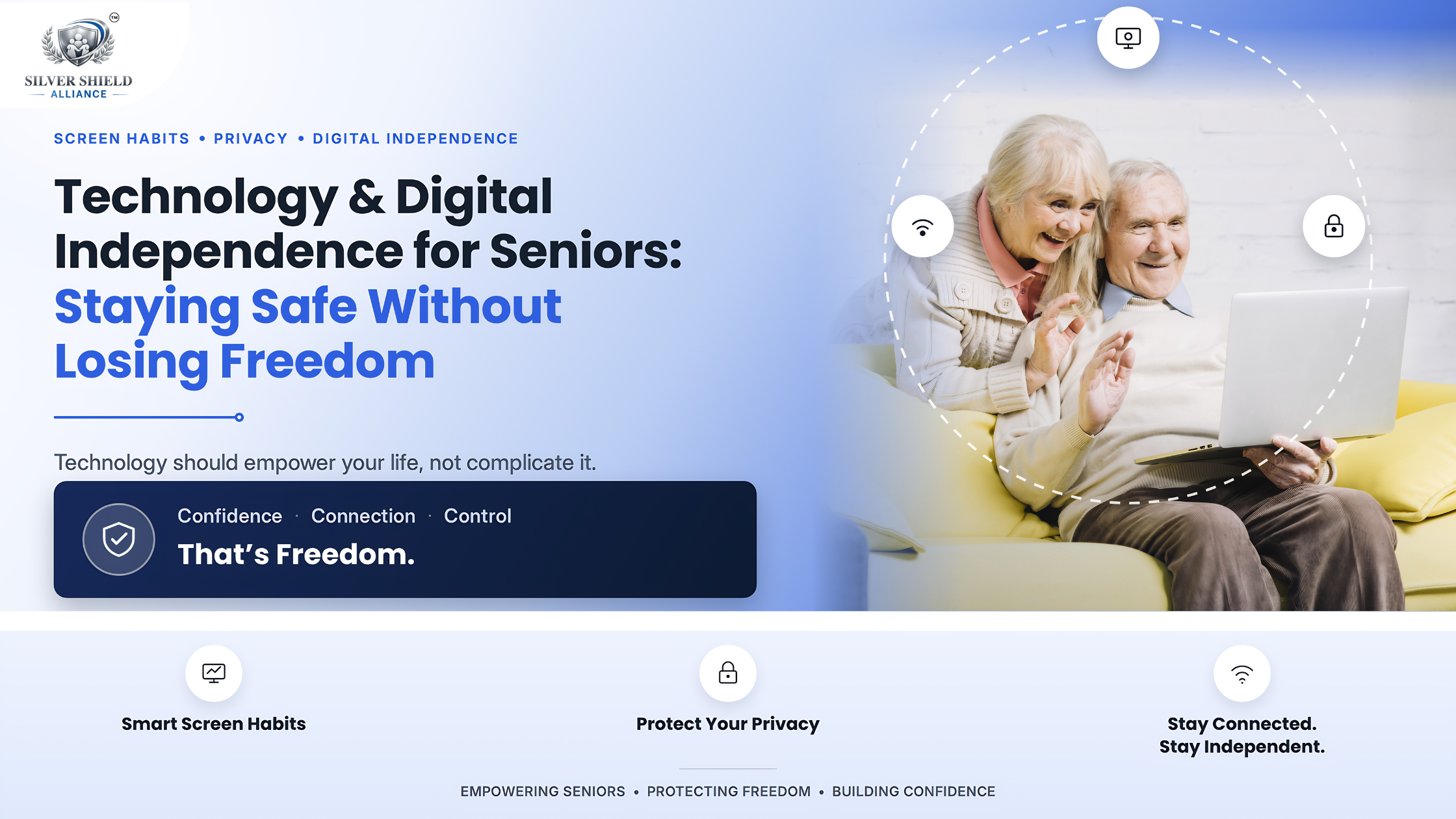Technology & Digital Independence for Seniors: Staying Safe Without Losing Freedom